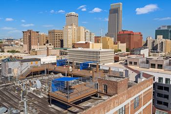 Rooftop patio